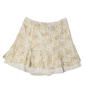 4SIENNA Cream Chiffon A-Line Skirt